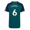 Arsenal Gabriel Magalhaes #6 Tredjedrakt Kvinner 2023-24 Kortermet